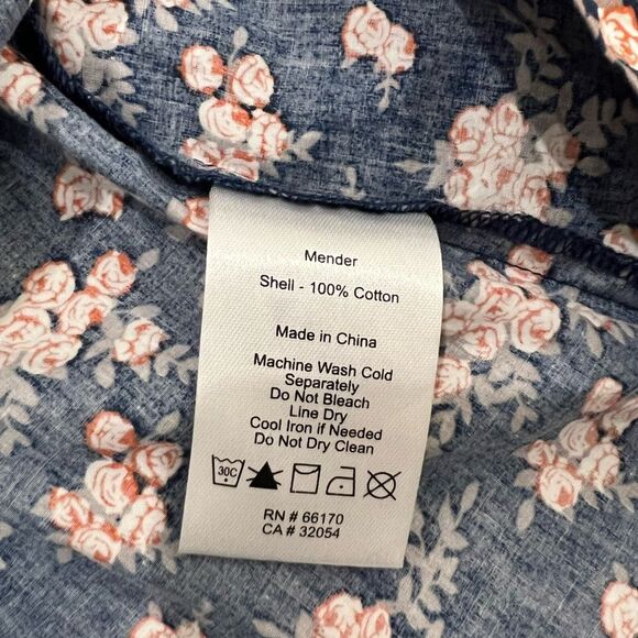 Anthropology MENDER Ruched Tunic Dress Floral Shift Medium - Picture 8 of 11